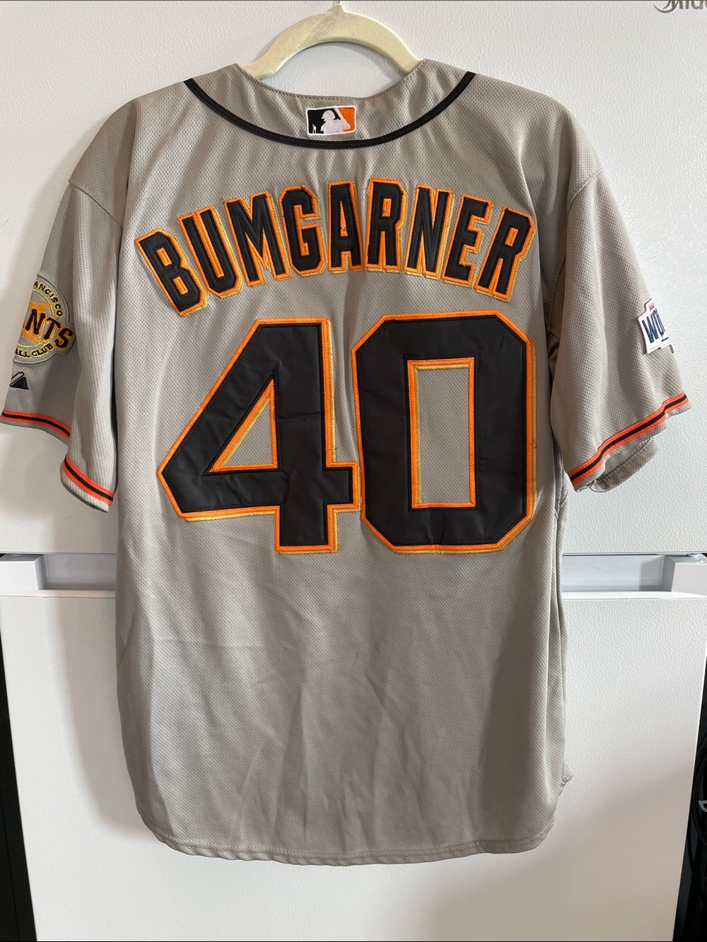 MLB San Francisco Giants Madison Bumgarner #40 World Championship Jersey